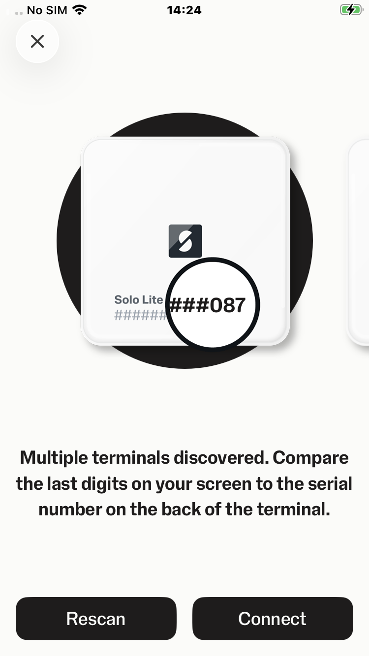 Terminal selection